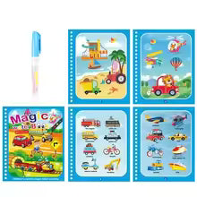 Drawing Coloring Books for Kids Magic Water Book with Pen 2 To 4 Years Old Children Learning Education Toy Baby Montessori Toys