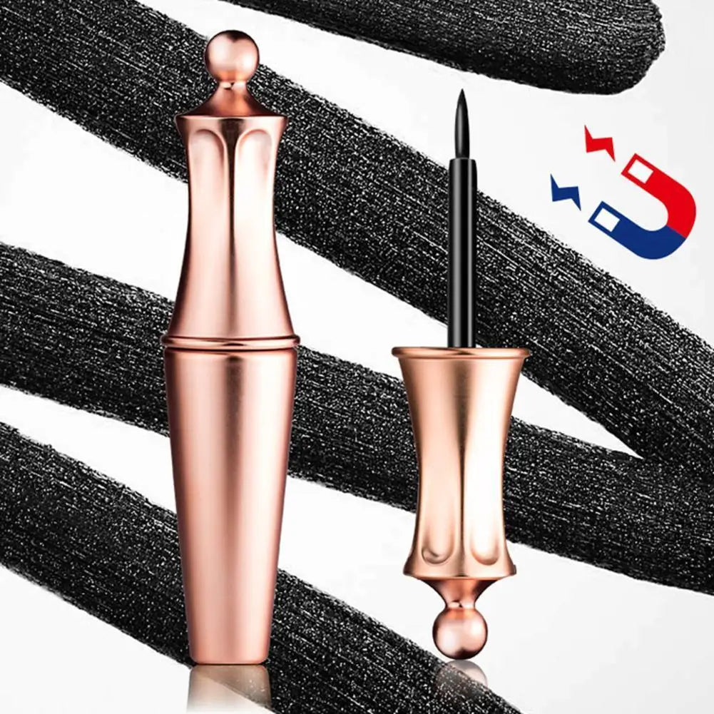 Black Magnetic Eyeliner Glue False Eyelash Extension Magic Self-adhesive Liquid Eyeliner Eye Makeup No Blooming Korea Cosmetics